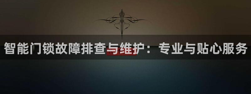 利记体育官网首页：智能门锁故障排查与维护：专业与贴心服务