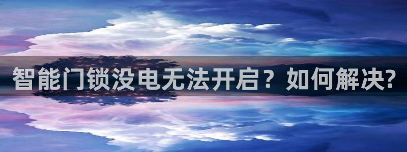 澳门大利来记官网：智能门锁没电无法开启？如何解决?