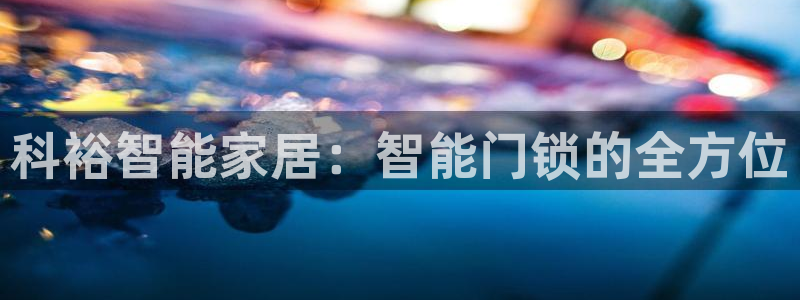 万利记官网：科裕智能家居：智能门锁的全方位