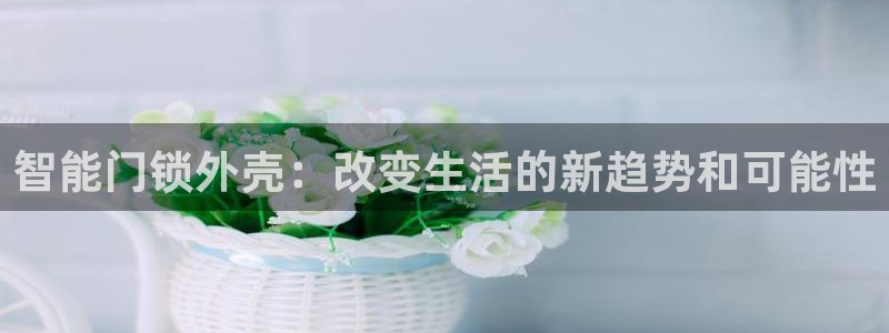 利记体育官网：智能门锁外壳：改变生活的新趋势和可能性