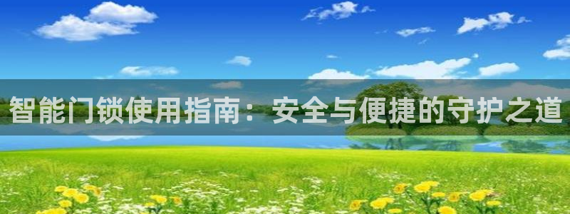 sbo利记体育官网：智能门锁使用指南：安全与便捷的守护之道
