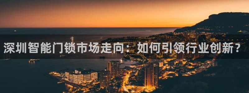 利记网官网：深圳智能门锁市场走向：如何引领行业创新？