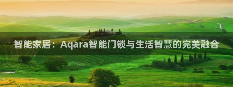 利记正式官网：智能家居：Aqara智能门锁与生活智慧的完美融