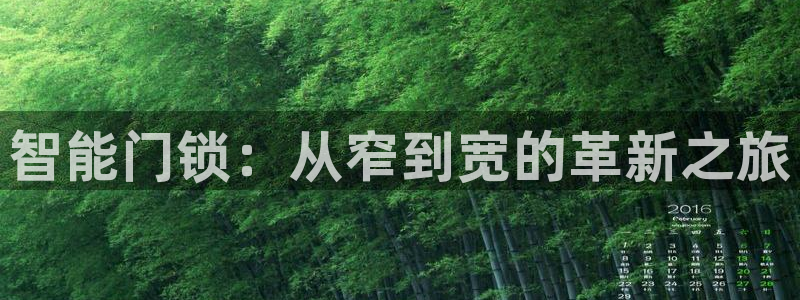 利记平台官网：智能门锁：从窄到宽的革新之旅