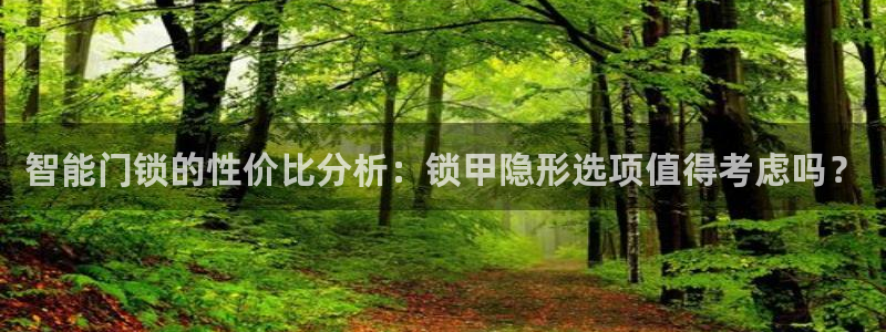 利记体育官网地址：智能门锁的性价比分析：锁甲隐形选项值得考虑