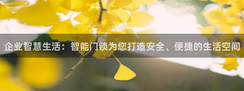 利记网官网网址：企业智慧生活：智能门锁为您打造安全、便捷的生