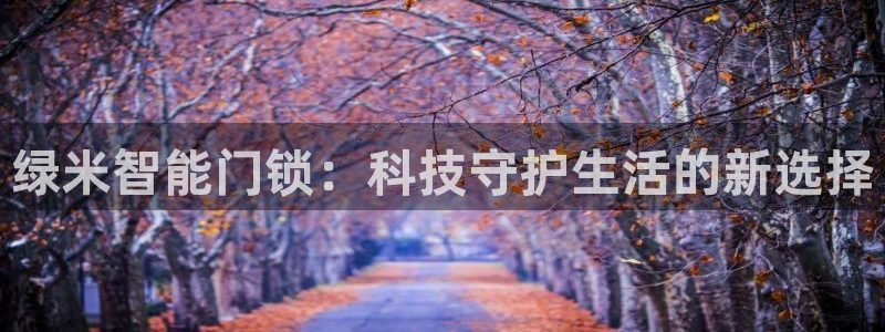利记官网是多少：绿米智能门锁：科技守护生活的新选择
