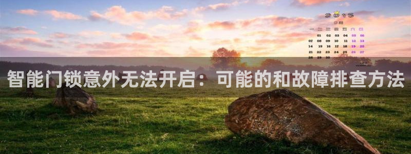 利记娱乐会员金钻官网：智能门锁意外无法开启：可能的和故障排查