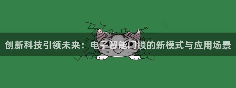 利记现场官网：创新科技引领未来：电子智能门锁的新模式与应用场